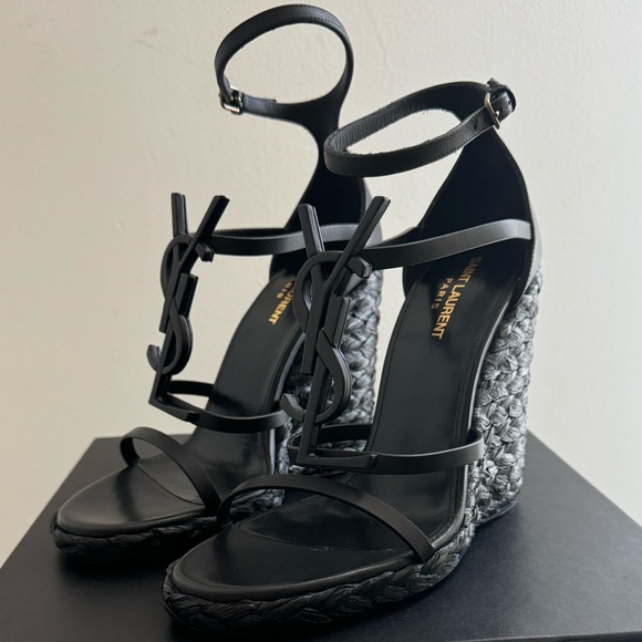 Saint Laurent Wedge Espadilles - Picture 2 of 7